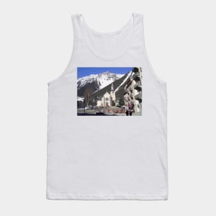 Chamonix Scene Painting Tank Top